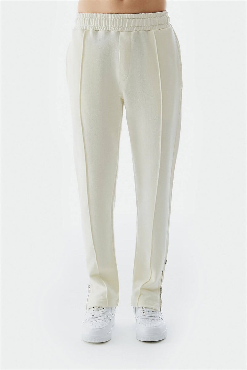 Sweat Pantolon - Vintage Beyaz